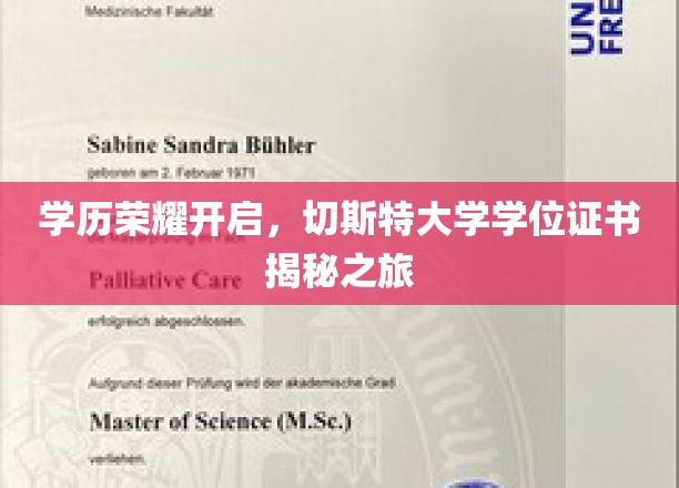 解锁学历荣耀，探秘切斯特大学学位证书的非凡旅程