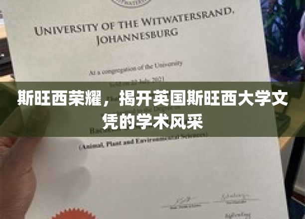 探寻斯旺西大学文凭背后的学术魅力，斯旺西荣耀揭秘记
