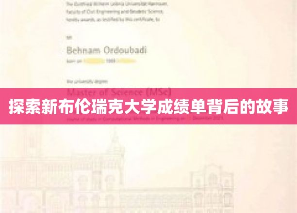 探索新布伦瑞克大学成绩单背后的故事