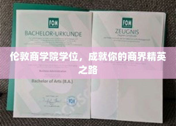 解锁商界巅峰，伦敦商学院学位助你踏上精英征程