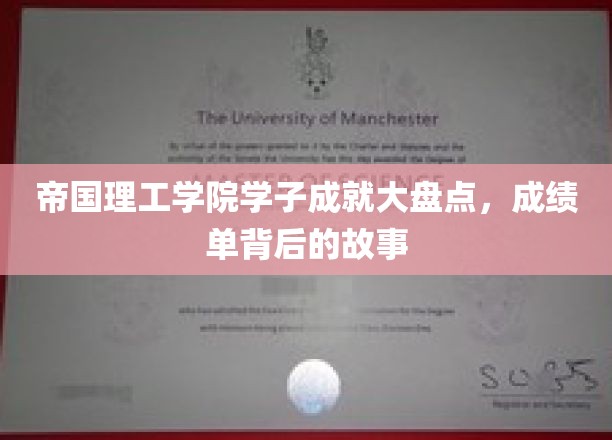 帝国理工学院学子成就大盘点，成绩单背后的故事