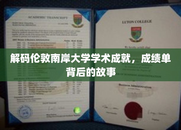 解码伦敦南岸大学学术成就，成绩单背后的故事