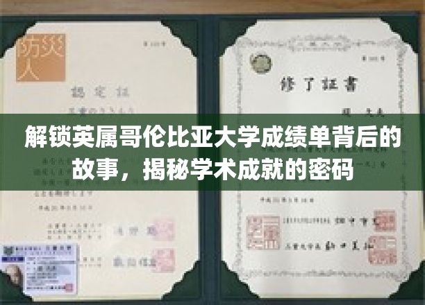 探秘英属哥伦比亚大学成绩单，解码学子卓越之路