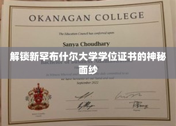 揭开新罕布什尔大学学位证书的神秘面纱