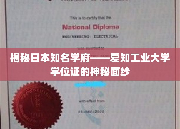 探寻爱知工业大学学位证的独特魅力与不凡价值