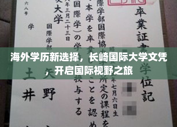 跨洋留学新潮流，长崎国际大学，解锁全球视野新篇章