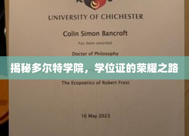 揭秘多尔特学院，学位证的荣耀之路