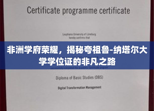 夸祖鲁-纳塔尔大学学位证，探寻非洲顶级学府的荣耀轨迹