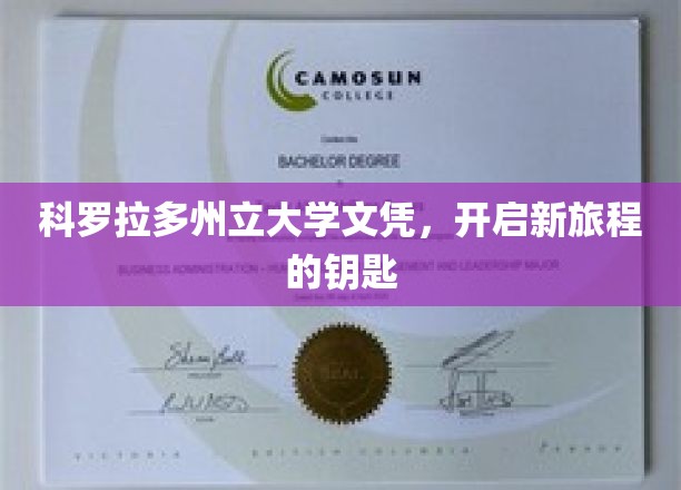 科罗拉多州立大学文凭，开启新旅程的钥匙