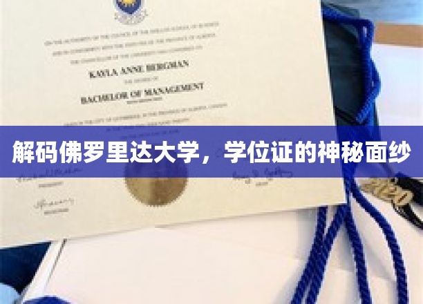 探索佛罗里达大学学位证的隐秘故事