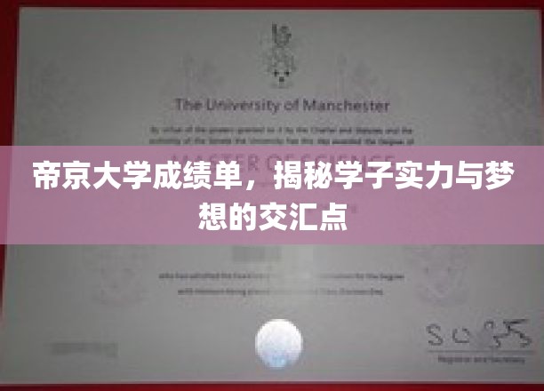 帝京大学成绩单，展现学子实力与梦想的交汇点