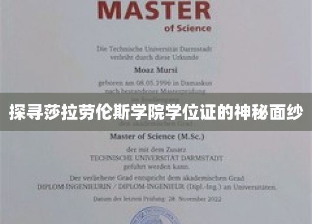莎拉劳伦斯学院学位证，揭开隐藏的高等学府身份之谜