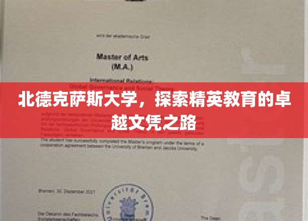 北德克萨斯大学，精英教育的卓越文凭新航向