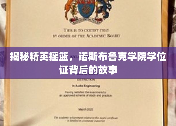 诺斯布鲁克学院，探寻顶尖学府学位证背后的辉煌传奇