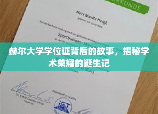 赫尔大学学位证背后的故事，揭秘学术荣耀的诞生记