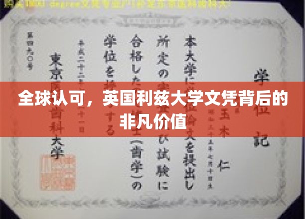 全球认可，英国利兹大学文凭背后的非凡价值