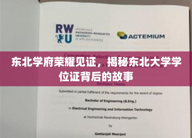东北名校荣耀瞬间，一纸学位证背后的传奇历程