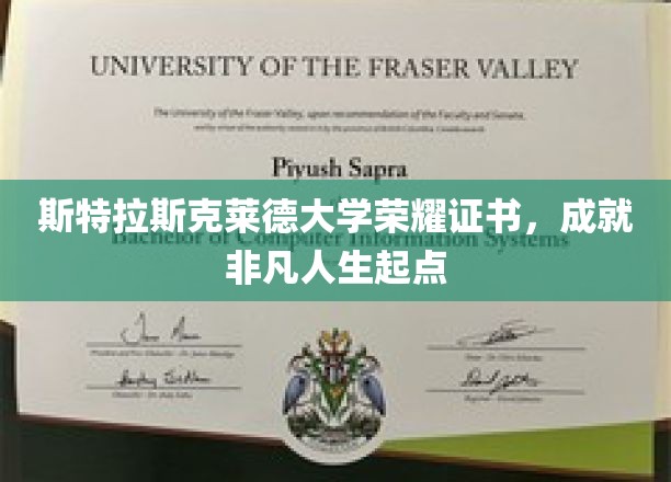 斯特拉斯克莱德荣耀启航，非凡人生证书见证卓越起点