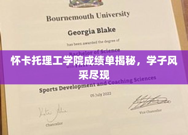 解码怀卡托理工学院成绩单，学子成就绽放光芒