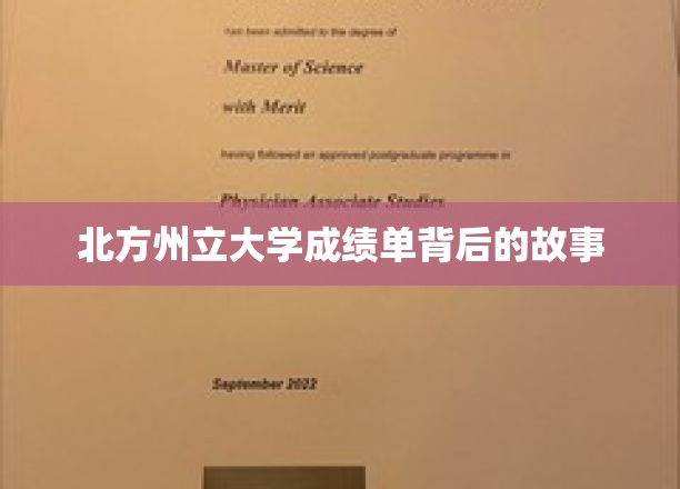 北方州立大学成绩单背后的故事