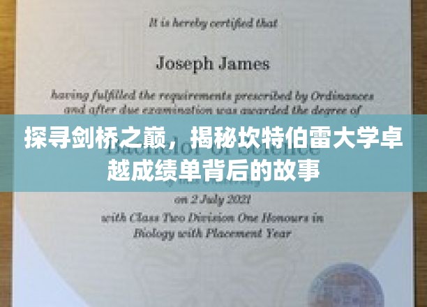 探寻剑桥之巅，揭秘坎特伯雷大学卓越成绩单背后的故事