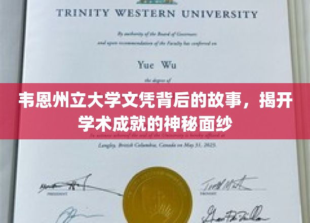 探寻韦恩州立大学文凭背后的传奇，揭秘学术成就的璀璨篇章