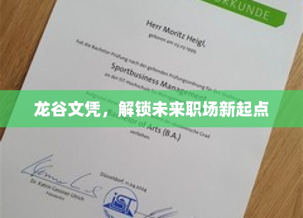 龙谷学历新篇章，开启职场新航程的黄金钥匙