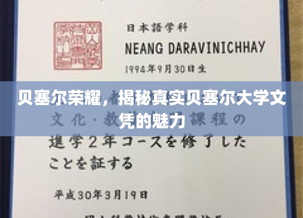 贝塞尔荣耀，一探究竟：真实贝塞尔大学文凭的魅力