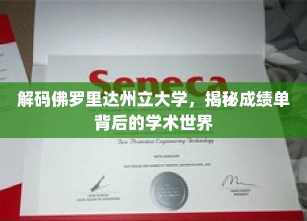 揭开佛罗里达州立大学成绩单的学术奥秘
