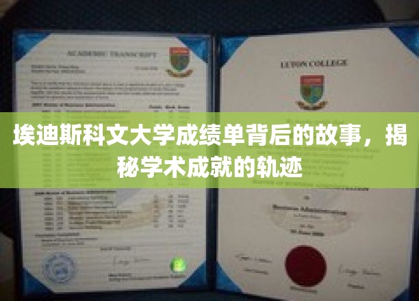 解码埃迪斯科文大学成绩单，探索学术成就的神秘旅程