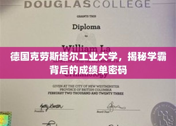 揭开学霸克劳斯塔尔工业大学背后的学术秘籍