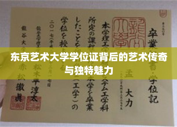东京艺术大学学位证背后的艺术传奇与独特魅力