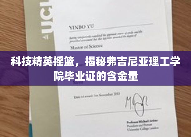 解码精英摇篮，弗吉尼亚理工学院毕业证背后的非凡价值