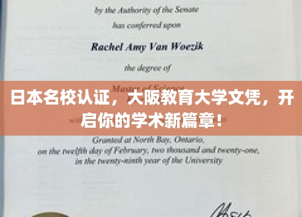 日本名校加持，大阪教育大学文凭，成就非凡学术生涯！