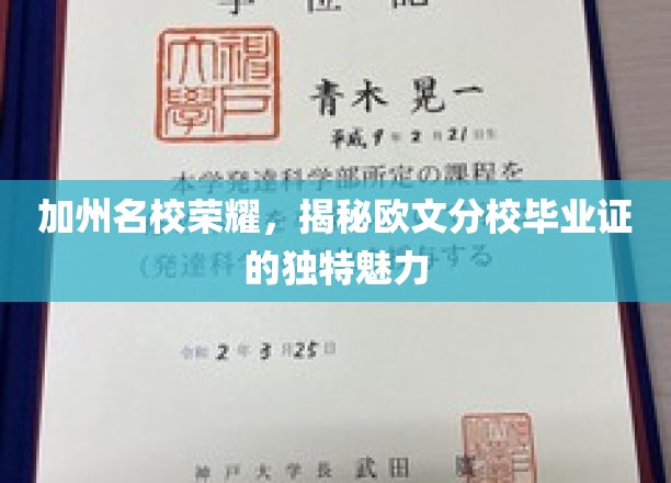 加州精英摇篮，探寻欧文分校毕业证的非凡光环