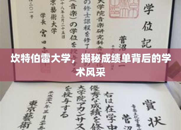 坎特伯雷大学，揭秘成绩单背后的学术风采