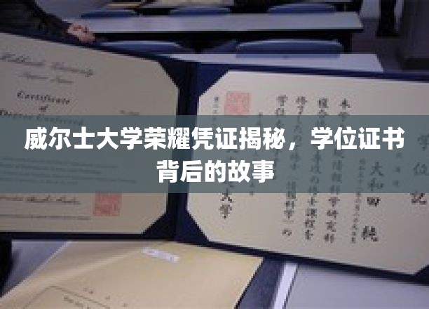 解码威尔士大学荣耀，学位证书背后的传奇历程