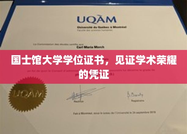 学术巅峰的印记，国士馆大学学位证书，荣耀成就的见证