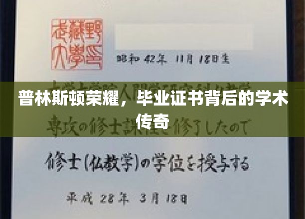 普林斯顿荣耀，毕业证书背后的学术传奇