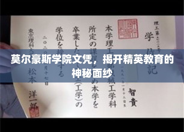 莫尔豪斯学院文凭，揭开精英教育的神秘面纱