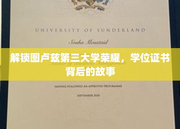 探寻图卢兹第三大学荣耀，揭秘学位证书背后的传奇历程