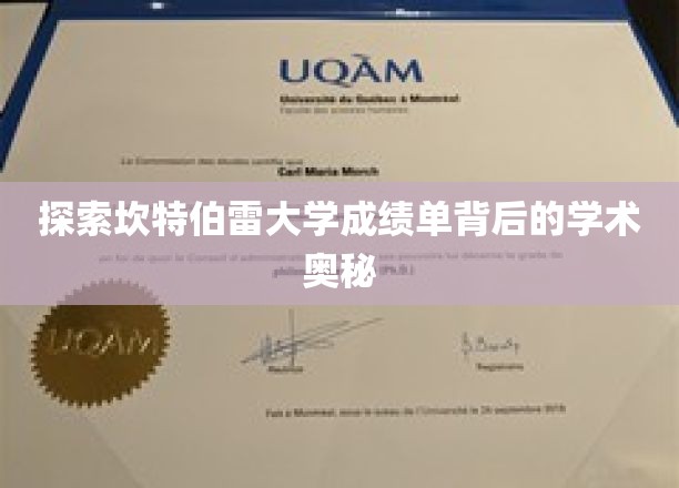 揭开坎特伯雷大学成绩单的神秘面纱
