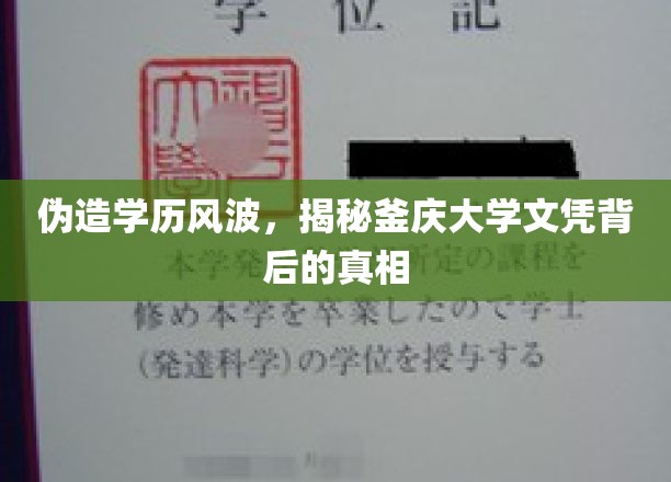 学历门事件，釜庆大学假文凭疑云全解析