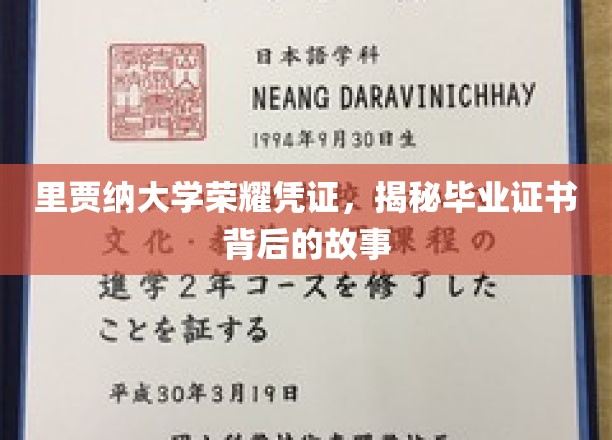 里贾纳大学荣耀凭证，揭秘毕业证书背后的故事