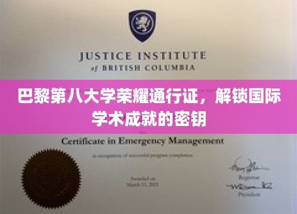 巴黎第八大学通行证，开启全球学术巅峰之旅的钥匙