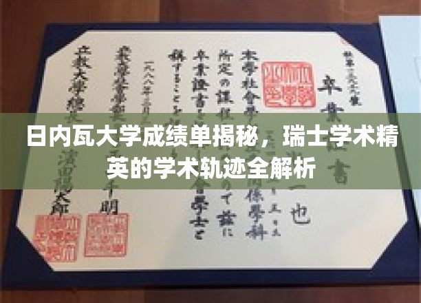探寻日内瓦大学精英之路，揭秘瑞士顶尖学者的学术轨迹