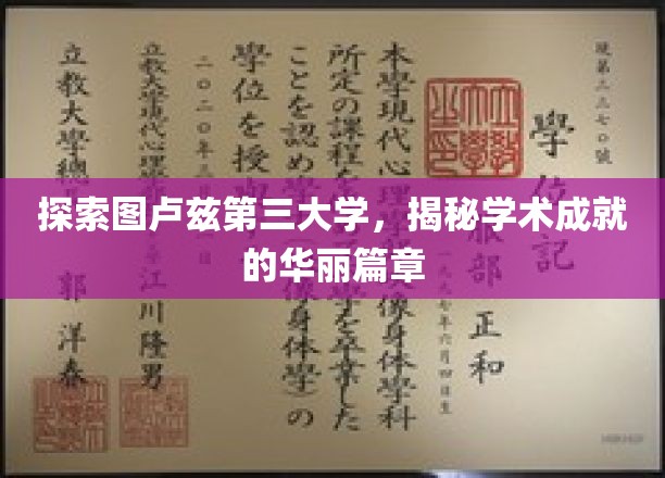 探索图卢兹第三大学，揭秘学术成就的华丽篇章