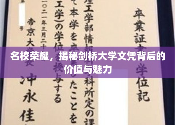 剑桥传奇，探究世界顶级文凭的内在价值与非凡魅力