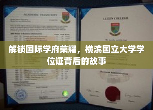 探寻横滨国立大学学位证的光辉足迹