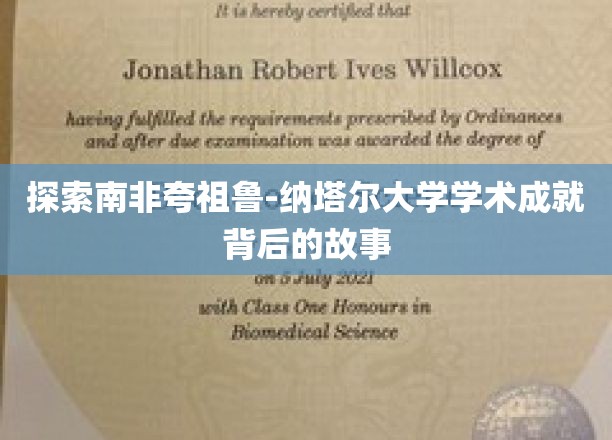 解码夸祖鲁-纳塔尔大学，揭秘学术辉煌背后的传奇之路